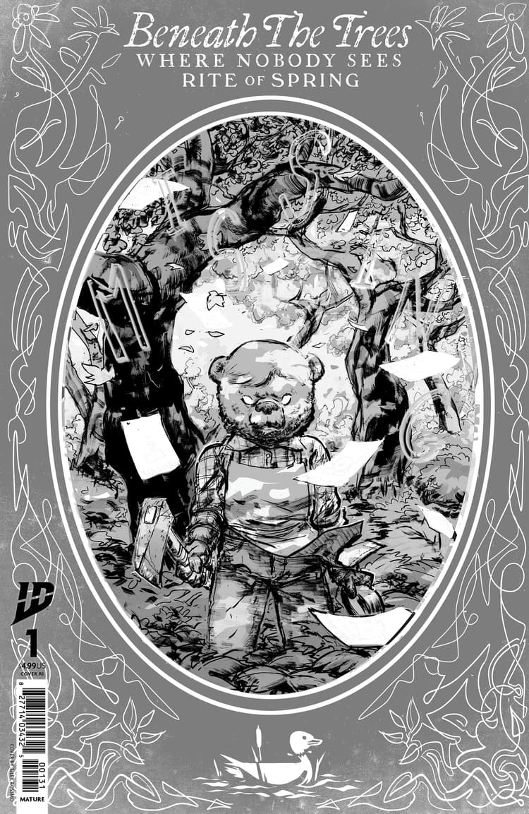 Variant RI (50) (Rossmo Storybook Variant B&W)