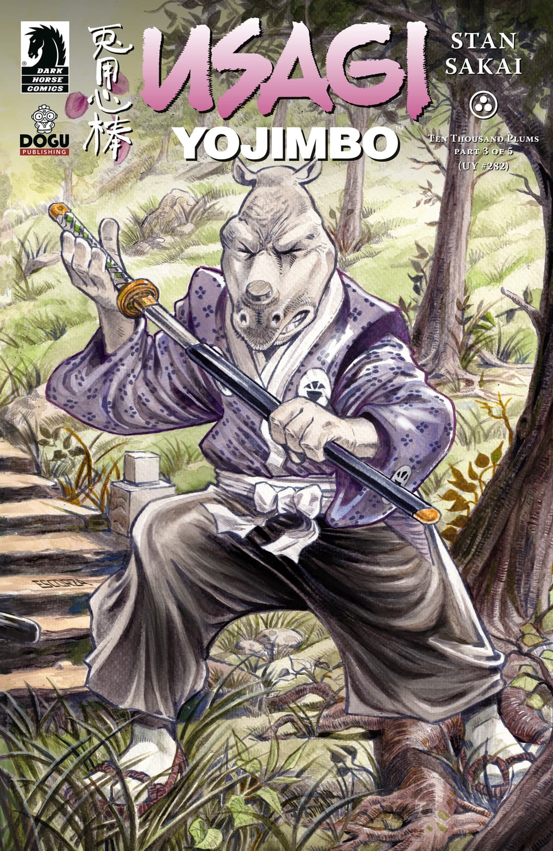 Cover für Usagi Yojimbo: Ten Thousand Plums