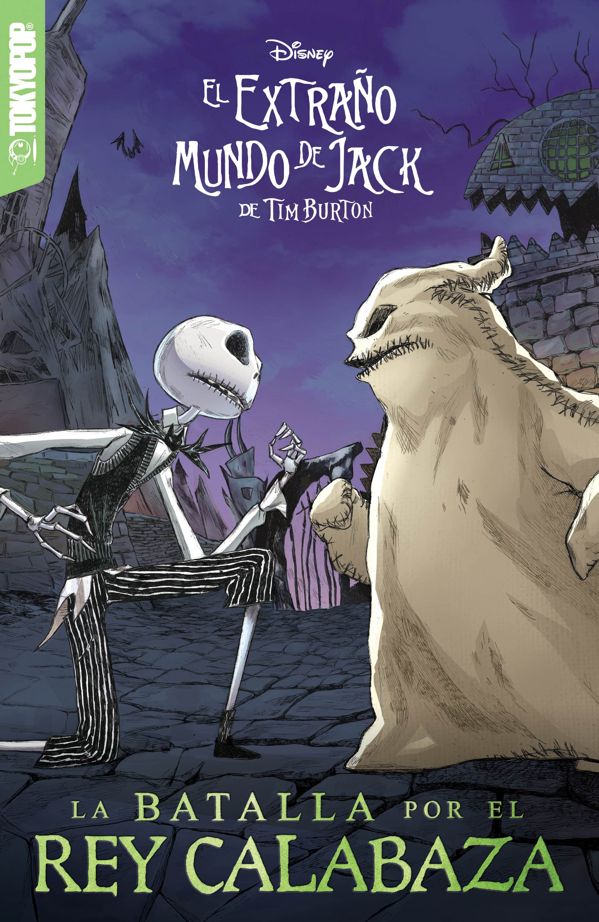Disney Manga: El Extraño Mundo de Jack de Tim Burton - Batalla por el Rey Calabaza (Español) Cover