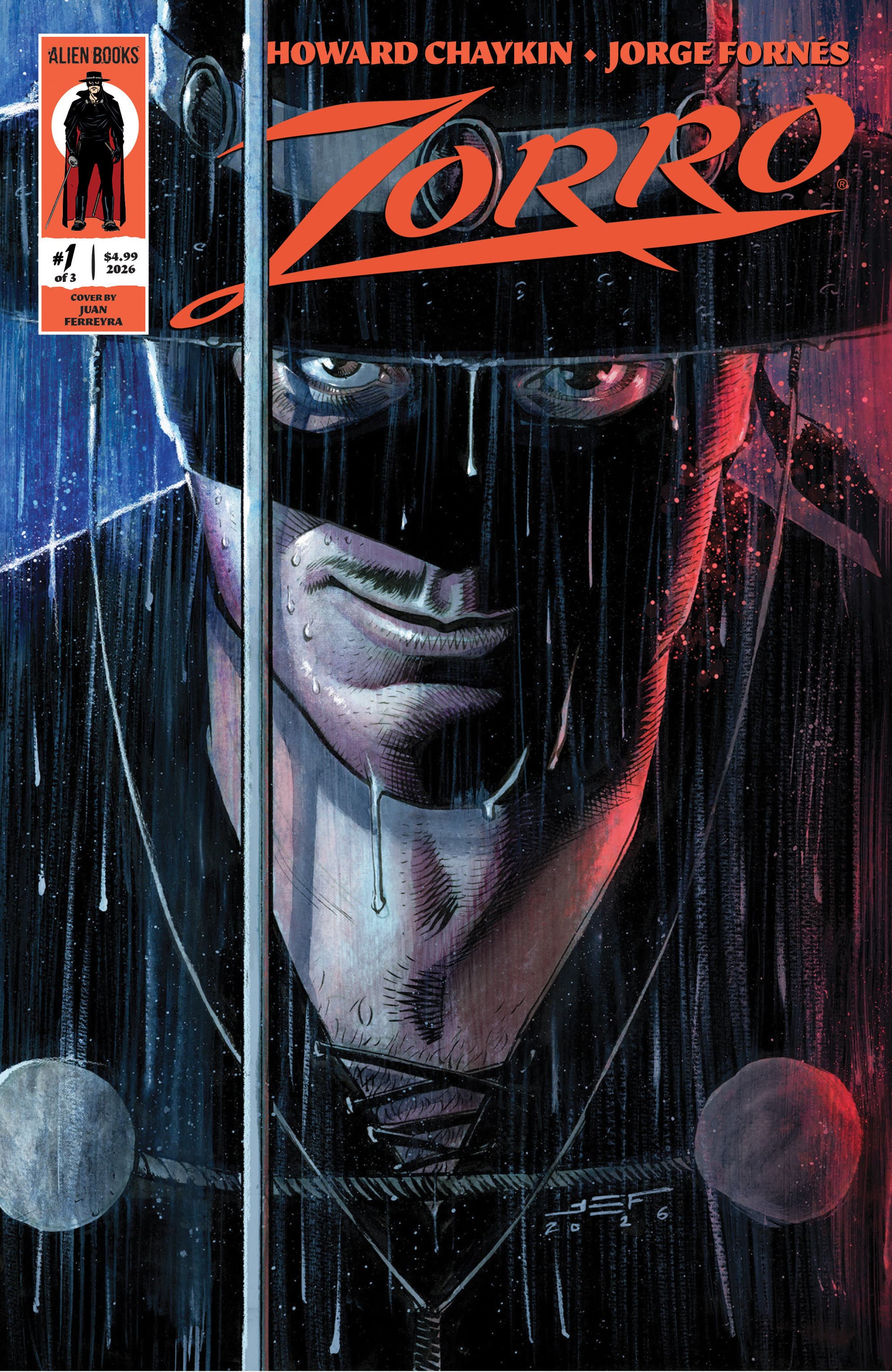 Cover für Zorro #1 Cover A (Fornés)