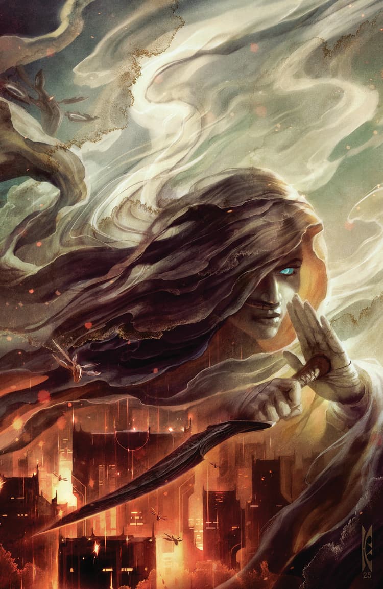 Edge of a Crysknife: Hiding Among Harkonnens E Unlockable Variant (Full Art, Swanland)