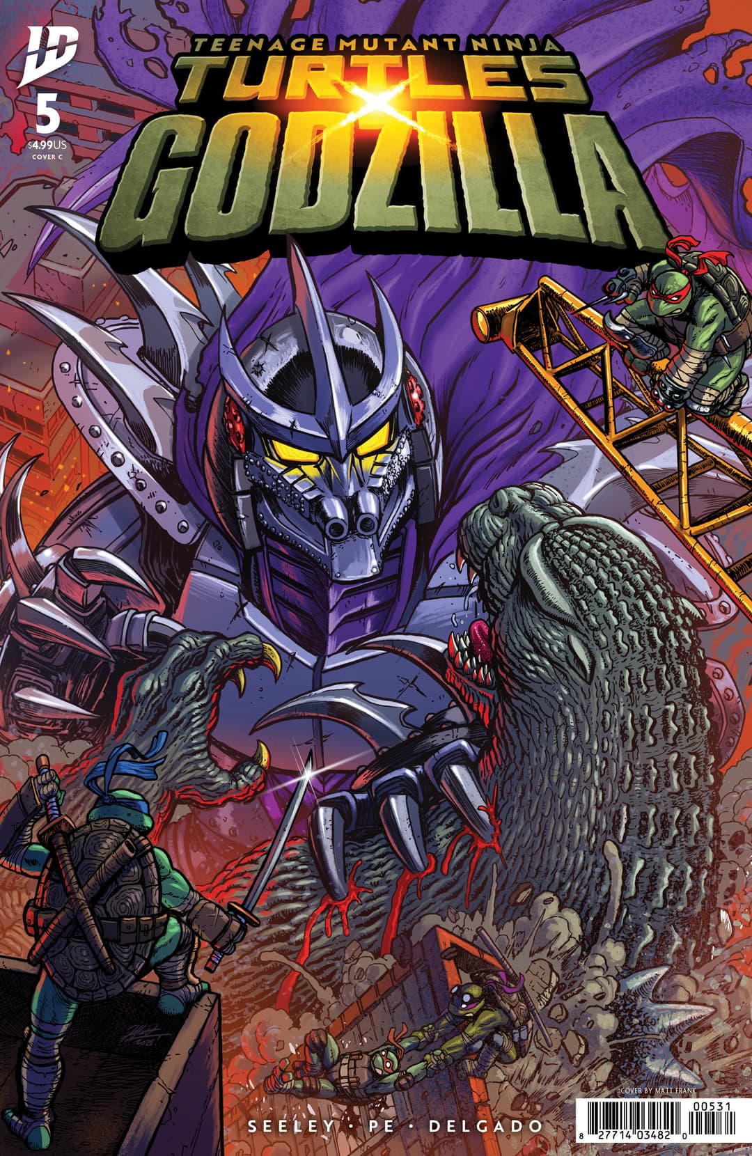 Cover für Teenage Mutant Ninja Turtles x Godzilla