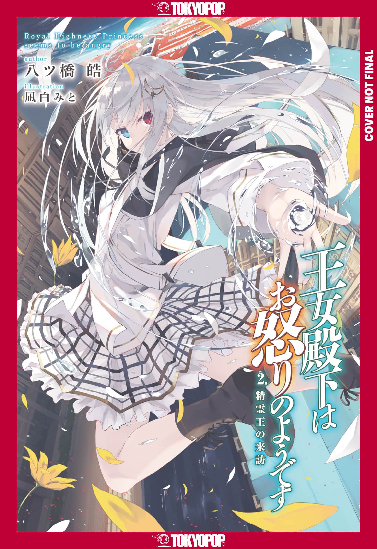 Her Royal Highness Seems to Be Angry, Volume 2 (Light Novel) Cover