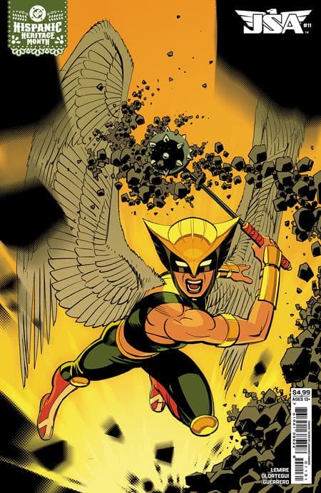 CVR C LEONARDO ROMERO HISPANIC HERITAGE MONTH HAWKGIRL CARD STOCK VAR