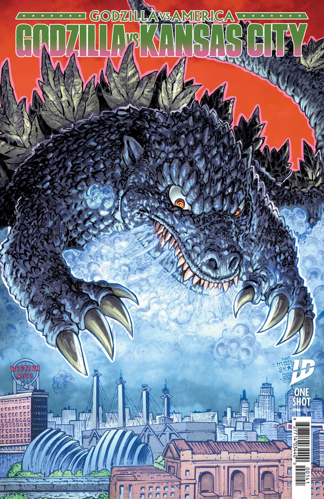 Cover für Godzilla Vs. America: Kansas City Cover A (Williams II & Moody)