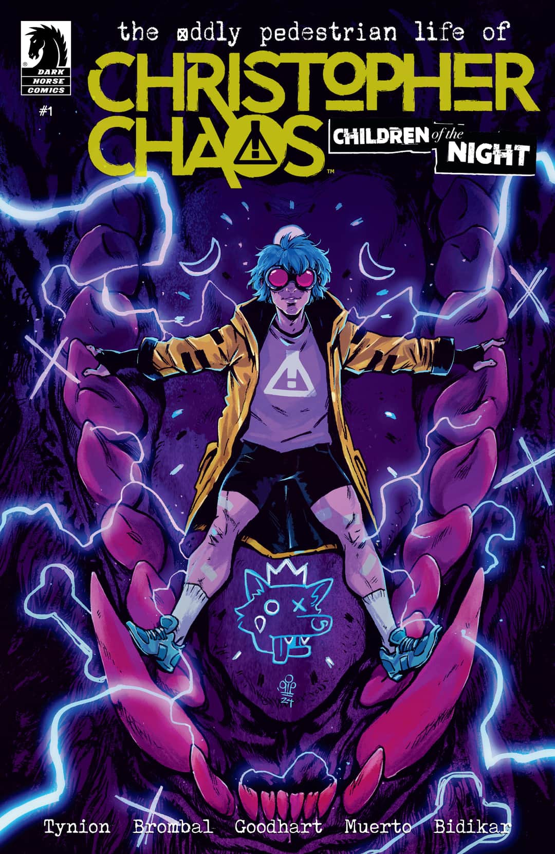 The Oddly Pedestrian Life of Christopher Chaos: Children of the Night (CVR C) (Michael Dialynas)