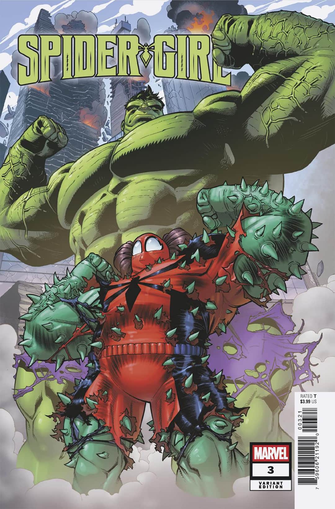 JAVIER GARRON SPIDER-GIRL FUNHOUSE MIRROR VARIANT