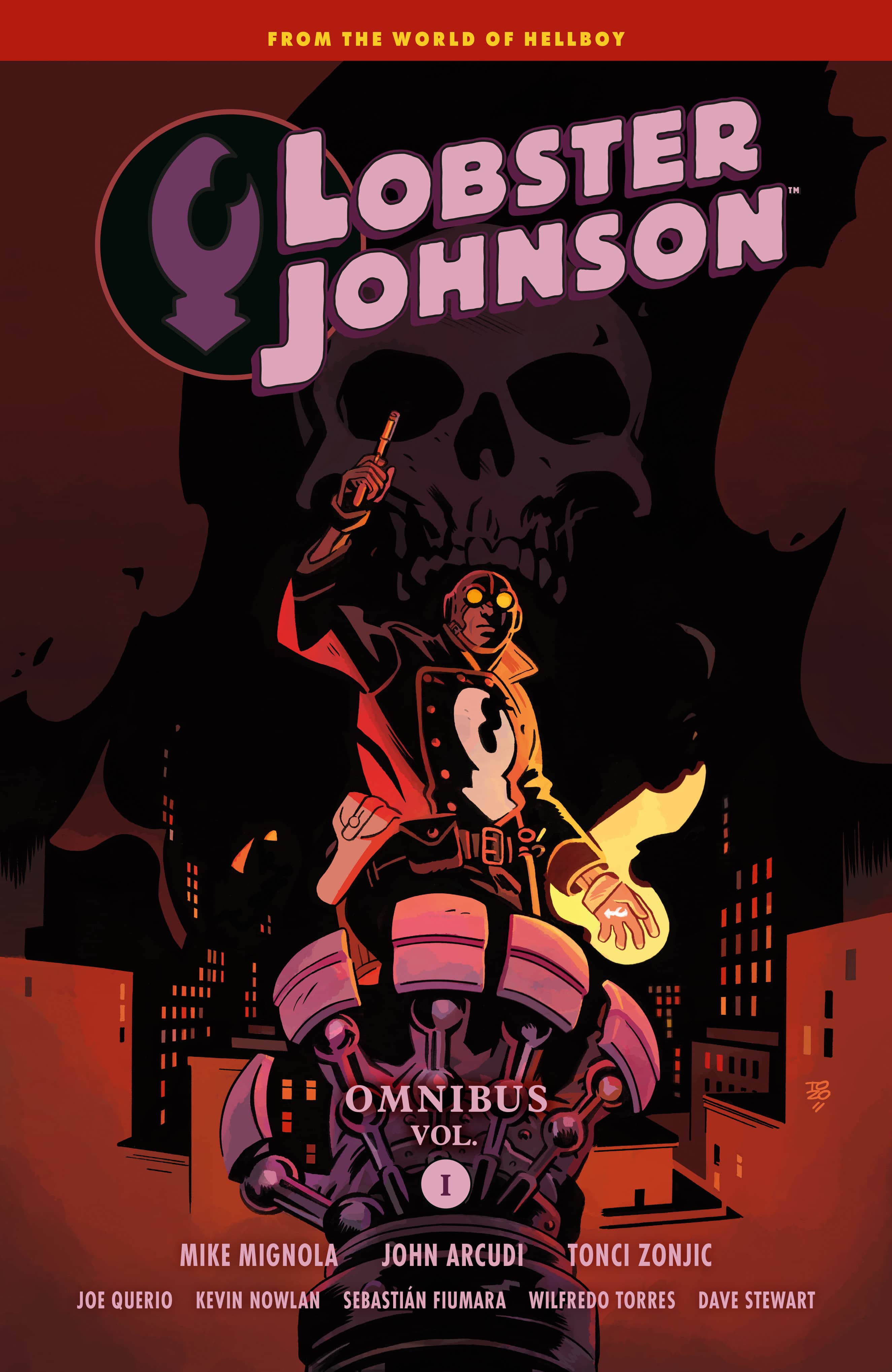 Lobster Johnson Omnibus Volume 1 Cover