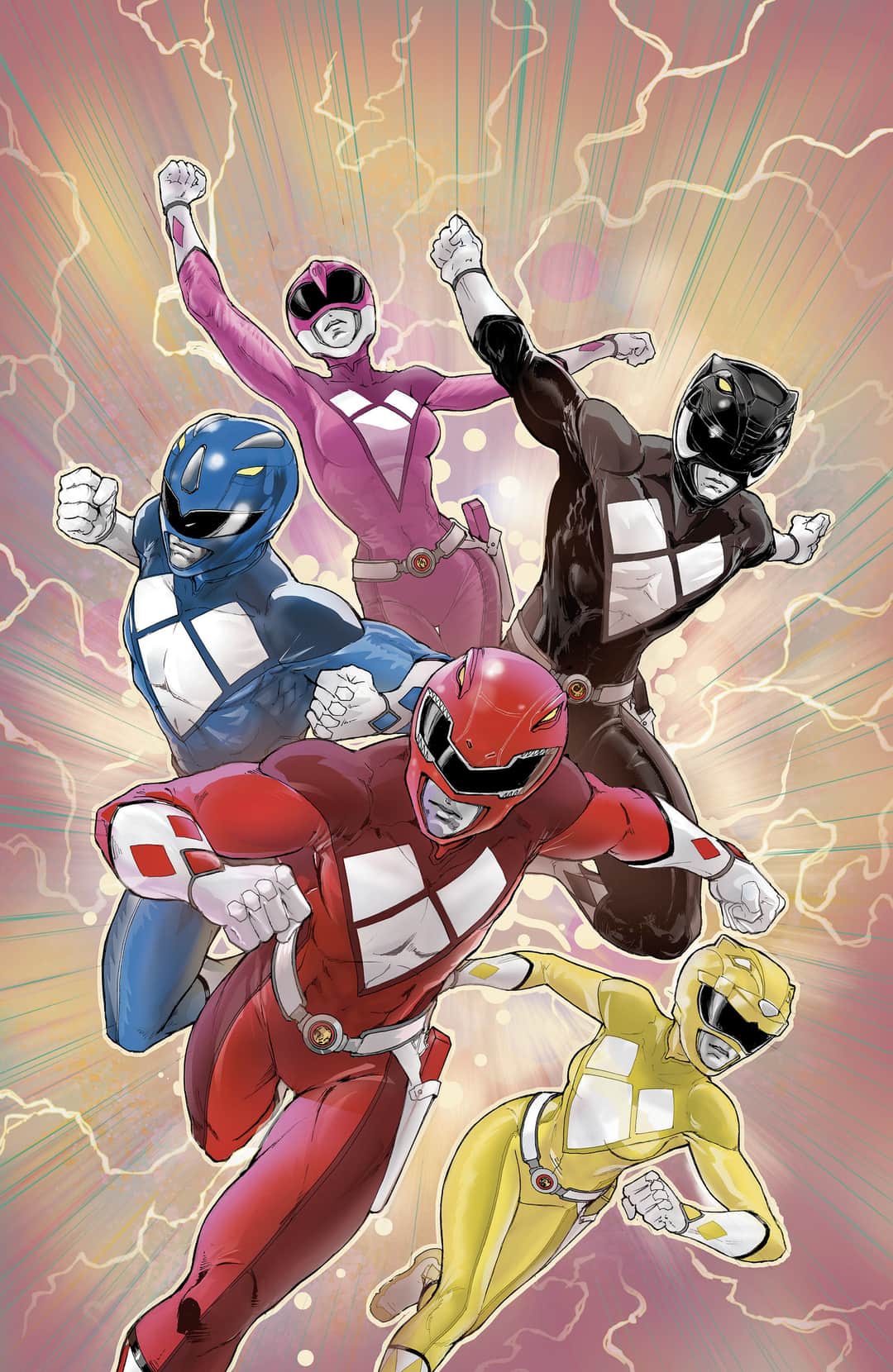 Mighty Morphin Power Rangers (2026) F 1:10 INCV Foil Variant (Full Art, Foil, Griffith)
