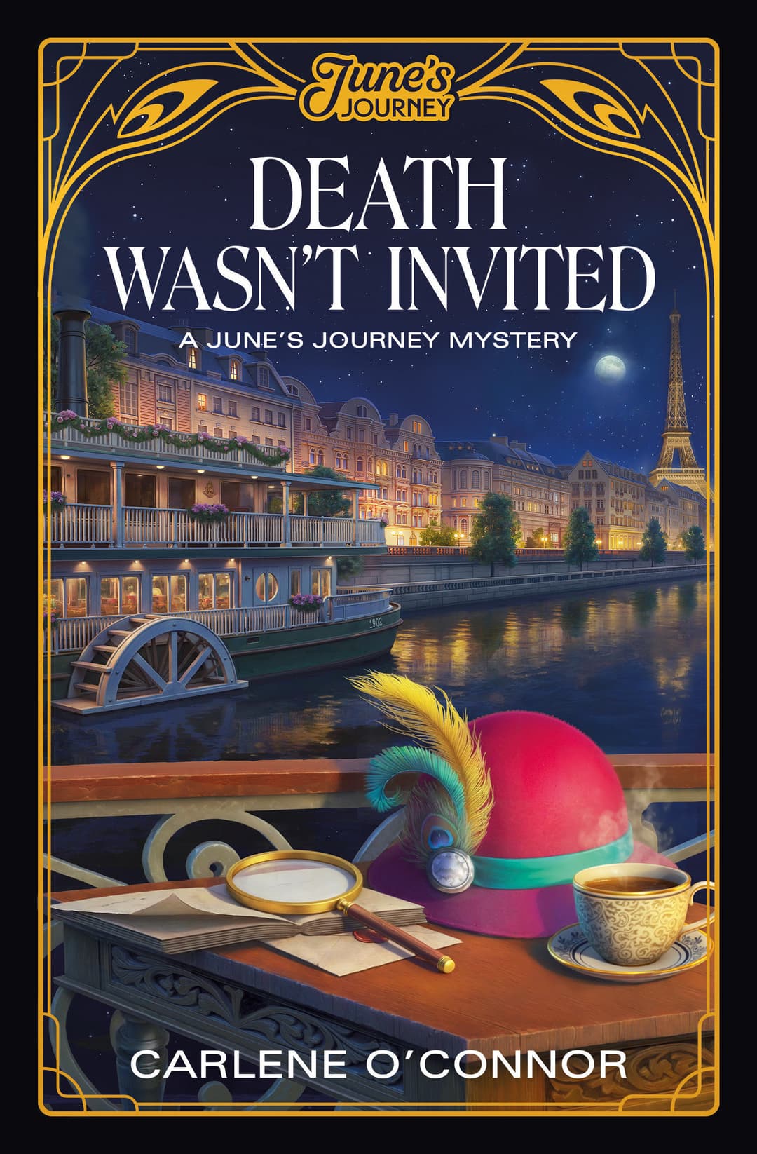 Cover für Death Wasn't Invited: A June's Journey Mystery