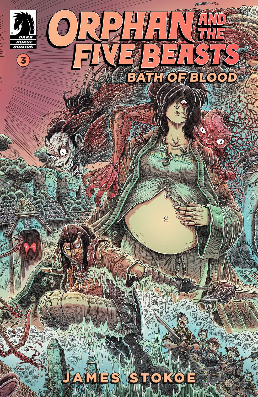 Orphan and the Five Beasts:  Bath of Blood Cover