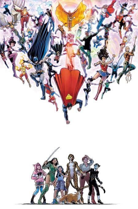 Cheetah & Cheshire Rob the Justice League Cover