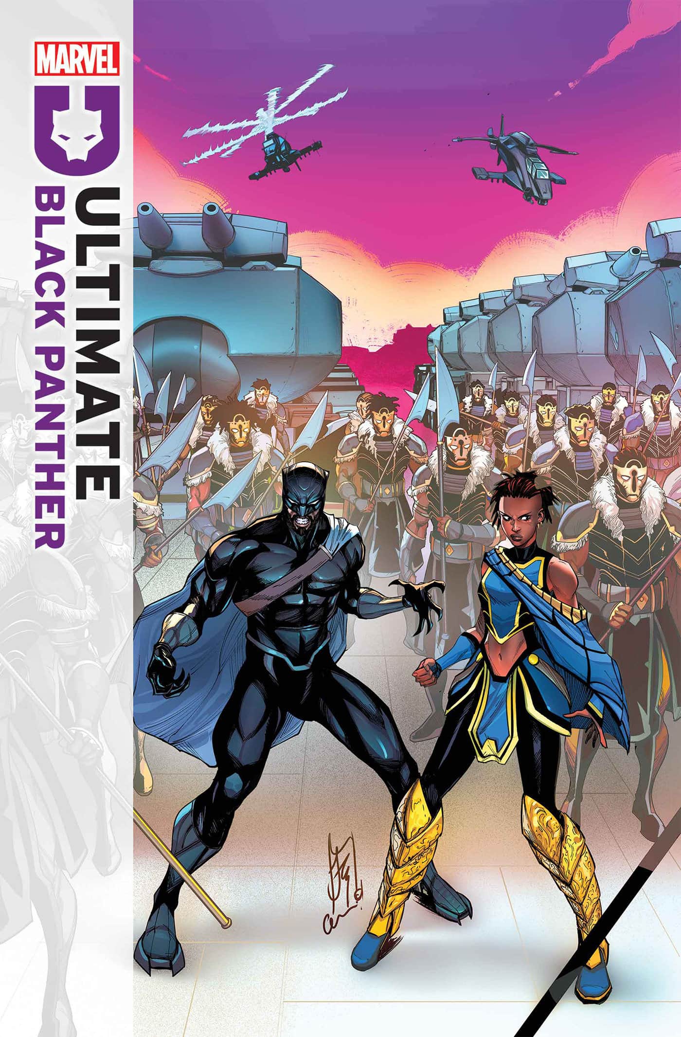 ULTIMATE BLACK PANTHER Cover