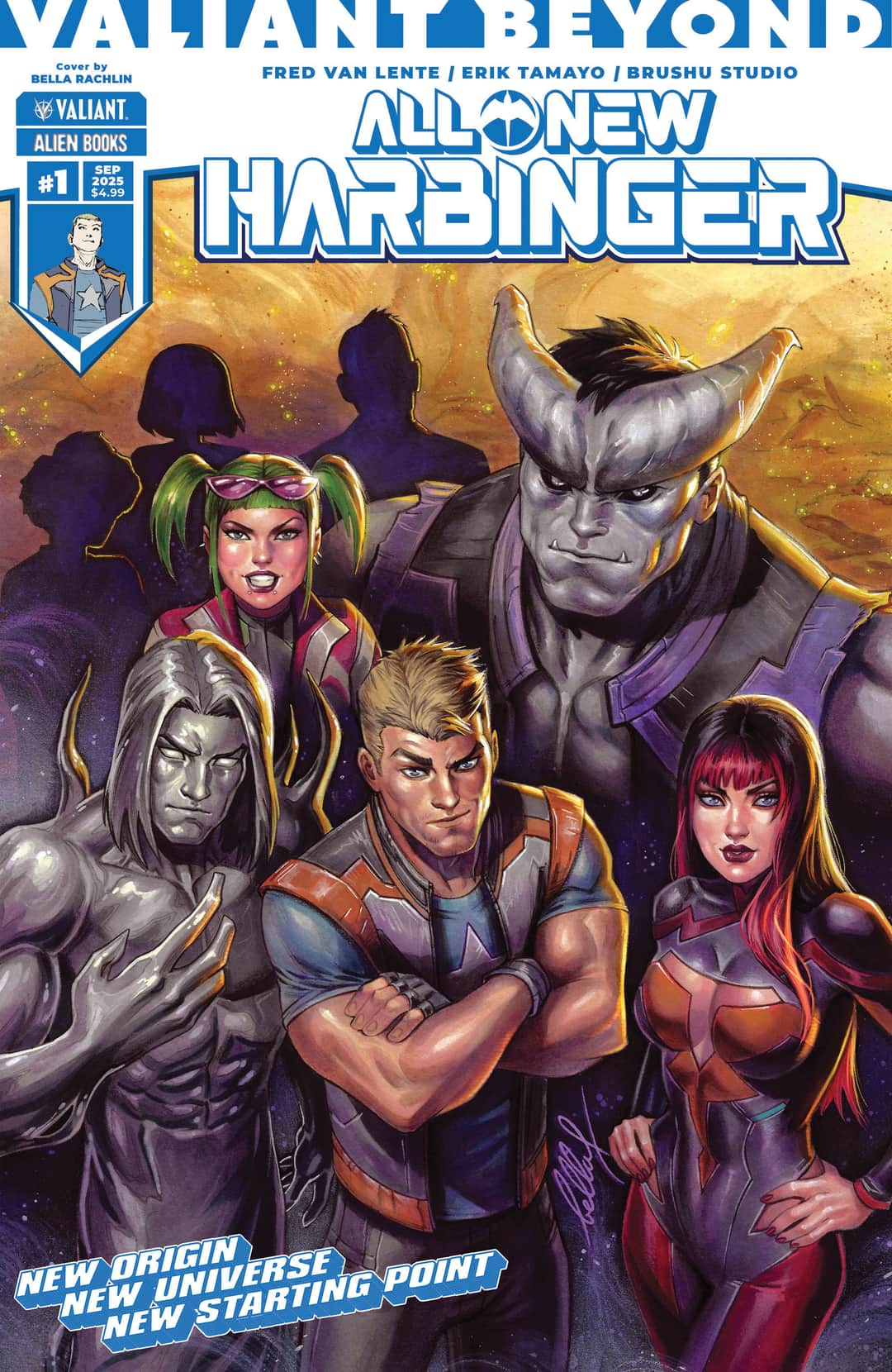 Valiant Beyond: All New Harbinger Cover