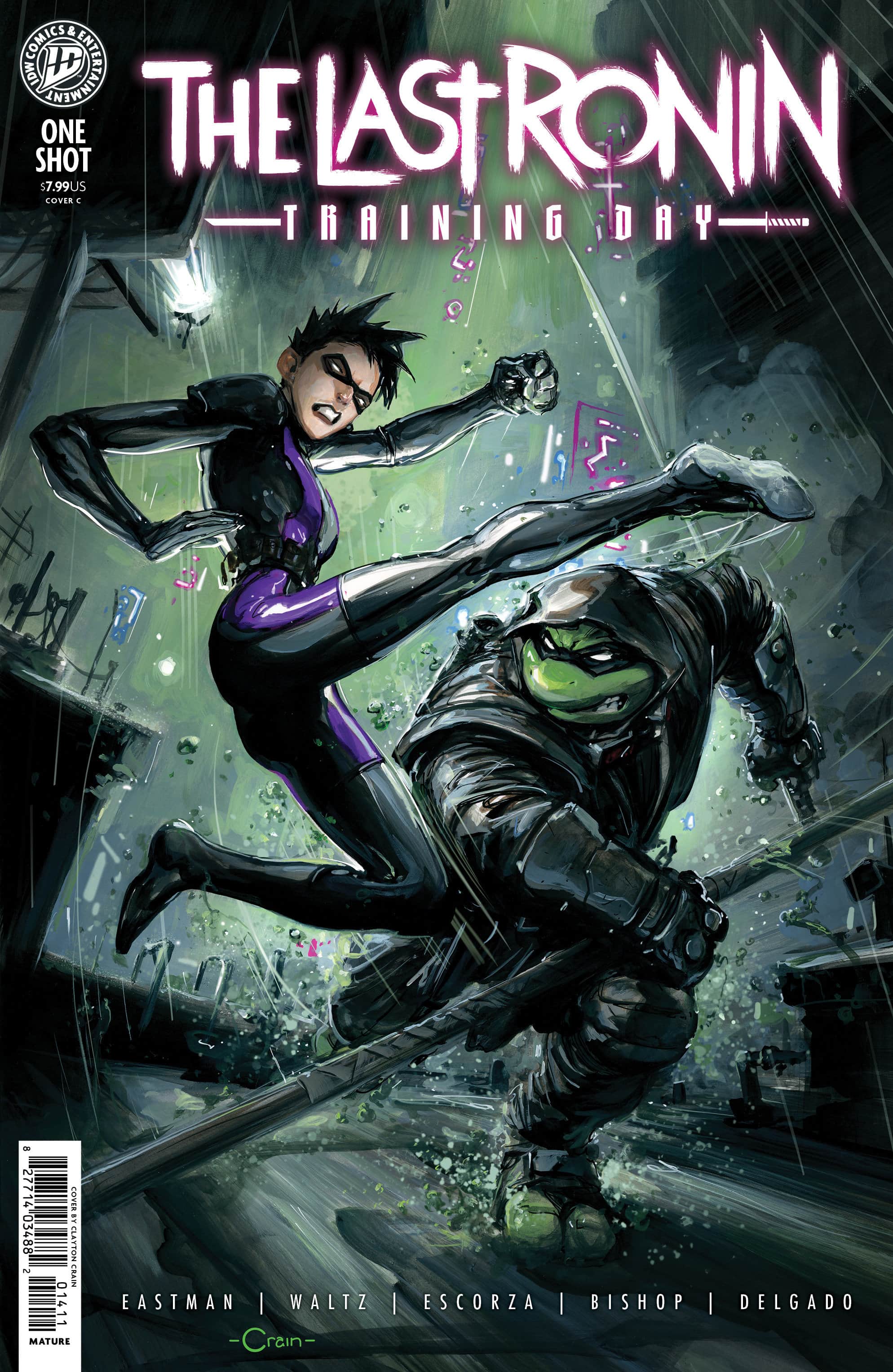 Teenage Mutant Ninja Turtles: The Last Ronin--Training Day Variant C (Crain) Cover