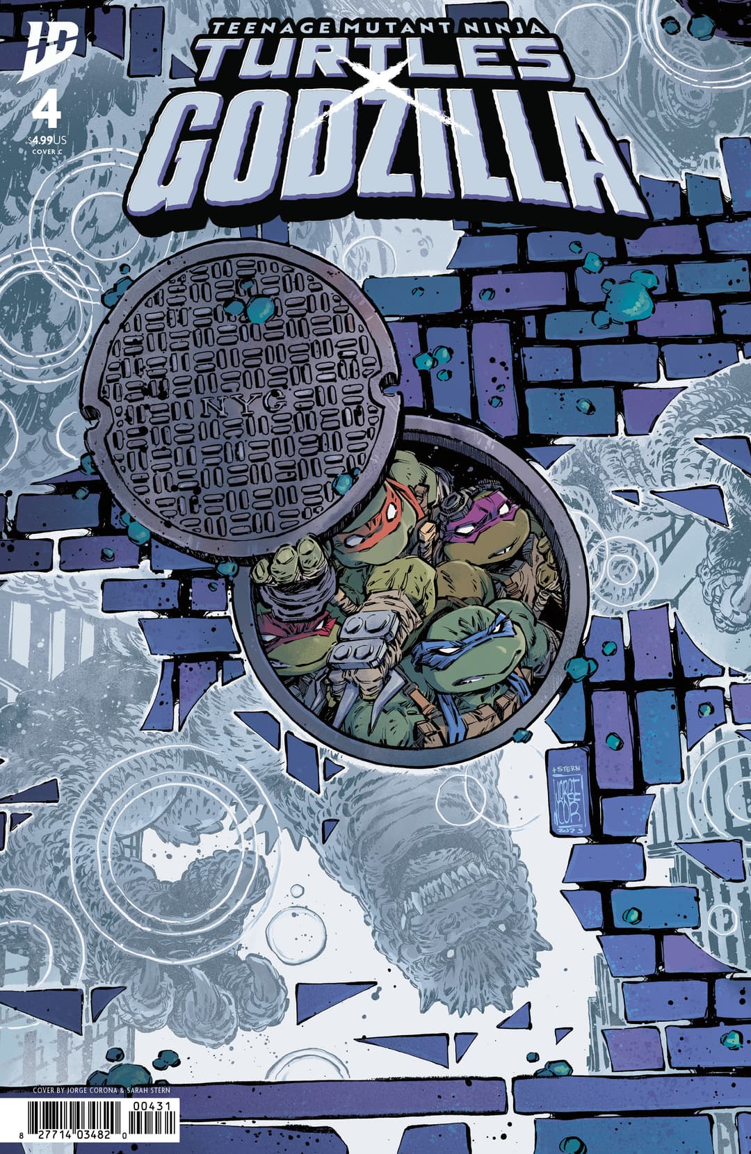 Cover für Teenage Mutant Ninja Turtles x Godzilla