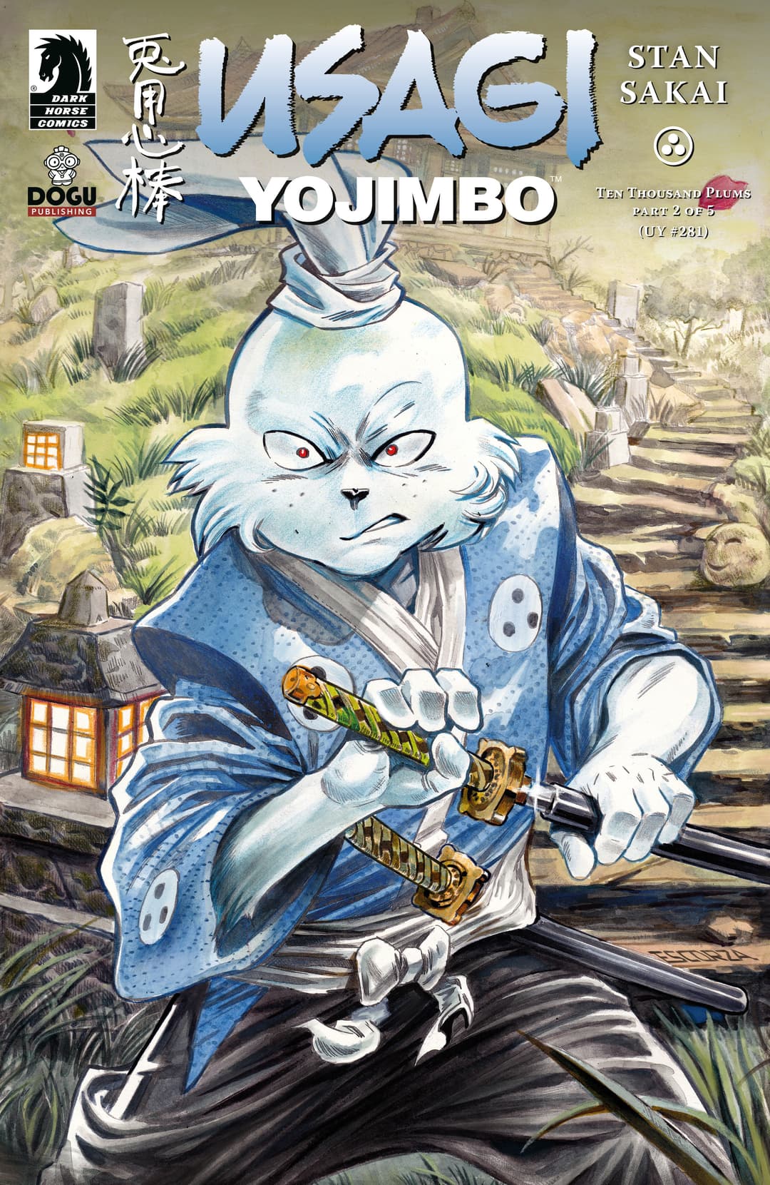Cover für Usagi Yojimbo: Ten Thousand Plums