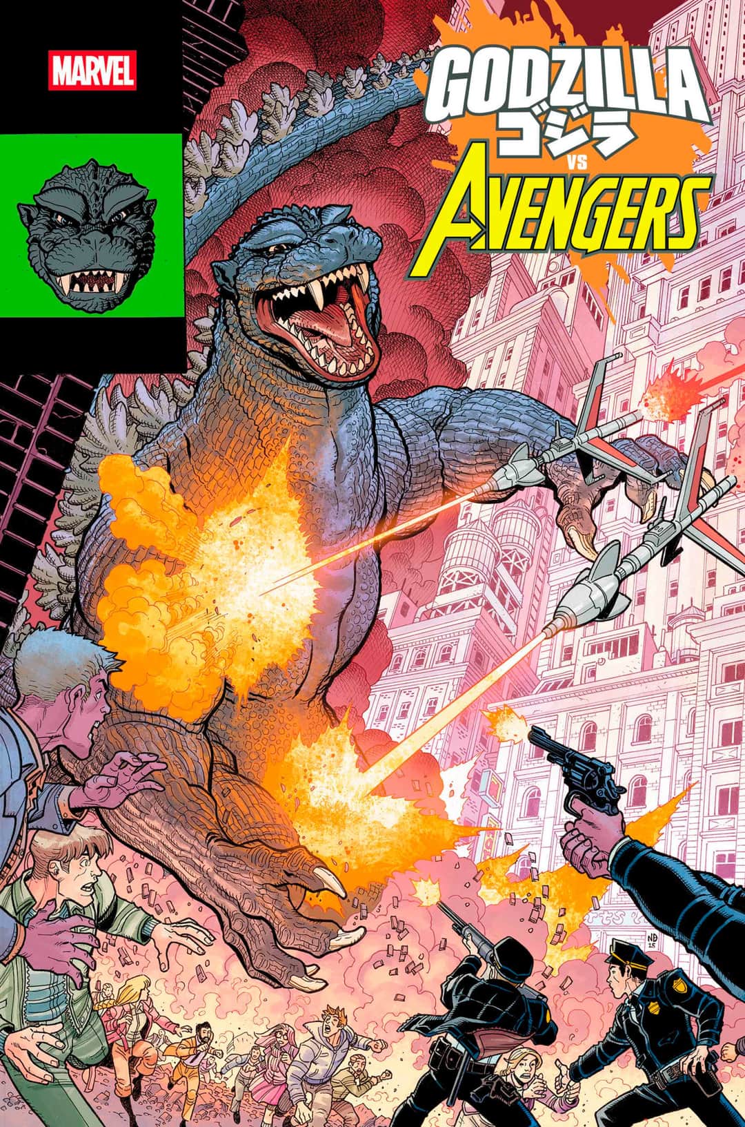AVENGERS NICK BRADSHAW MONSTER HOMAGE VARIANT
