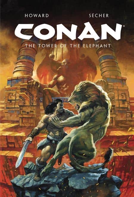 CONAN ILLUSTRATED THE TOWER OF THE ELEPHANT HC (MR) Cover