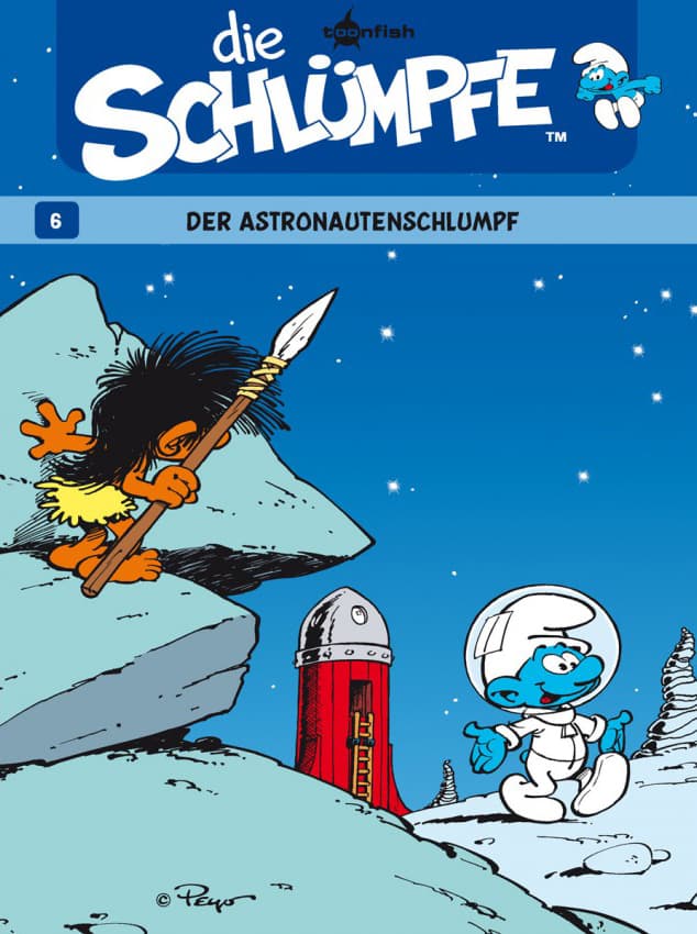 Cover für Die Schlümpfe 06 (Neuauflage)