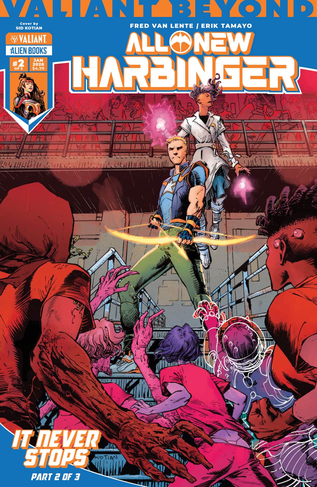 Valiant Beyond: All-New Harbinger --It Never Stops Variant B (Kotian)