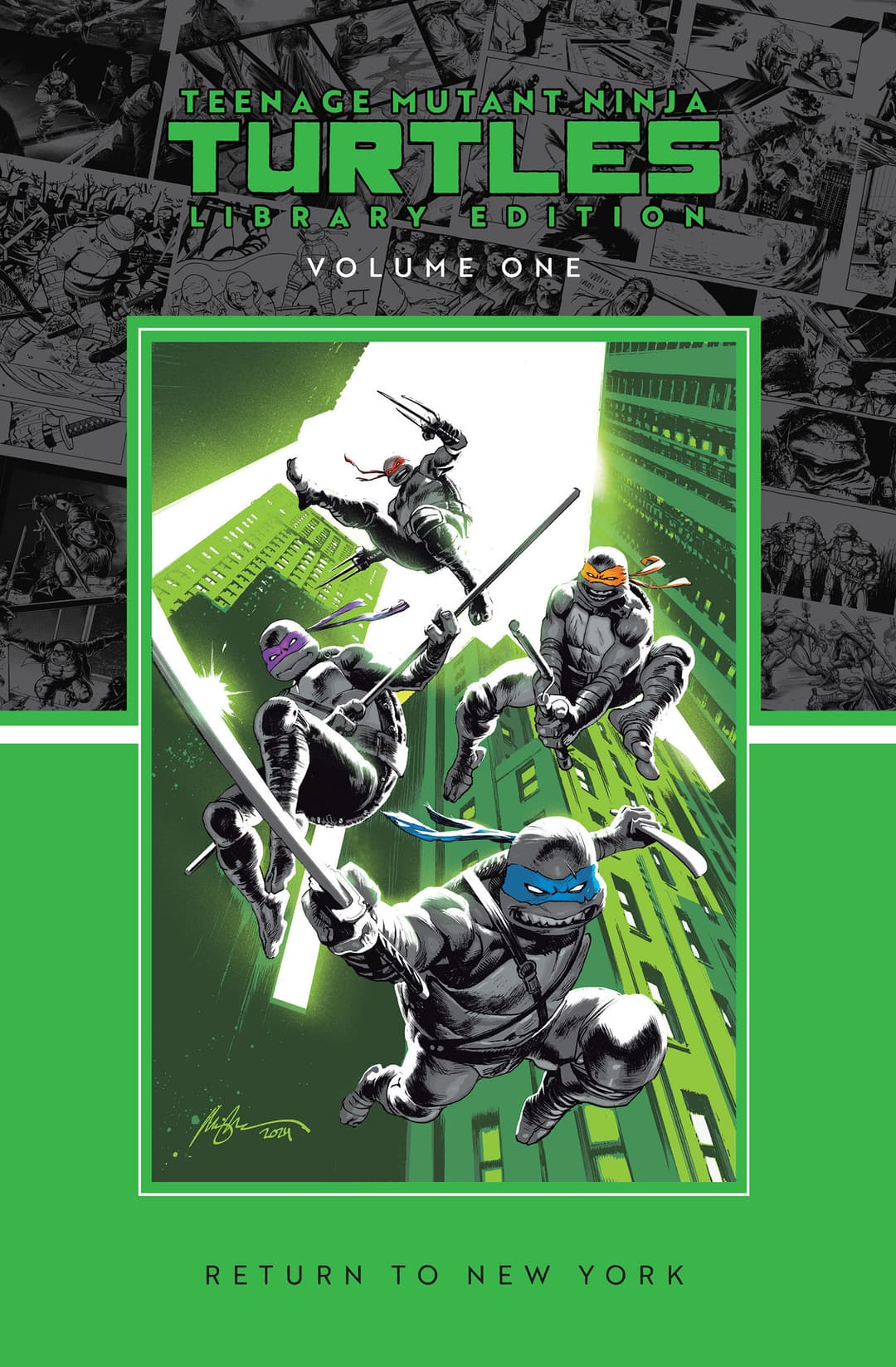 Cover für Teenage Mutant Ninja Turtles, Vol. 1: Return to New York Library Edition