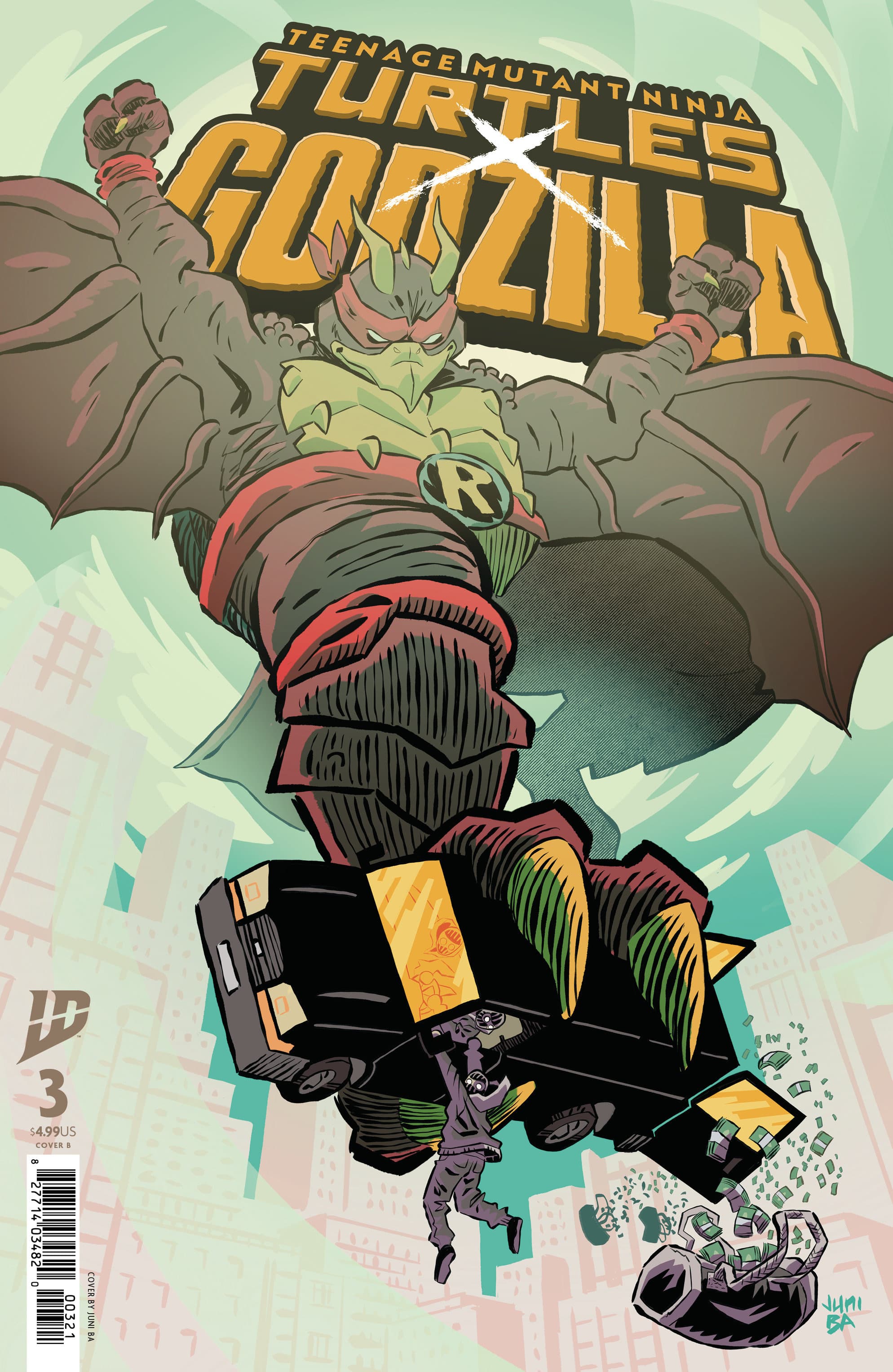 Cover für Teenage Mutant Ninja Turtles x Godzilla