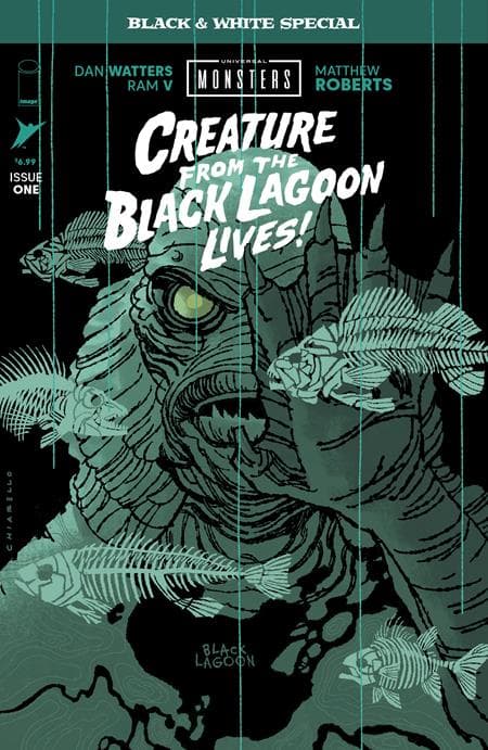 Cover für Universal Monsters Creature From The Black Lagoon Lives Black & White Special