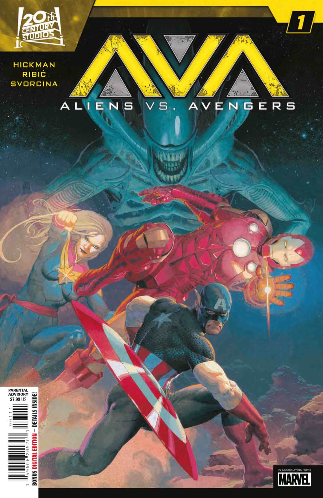 Aliens vs. Avengers Cover