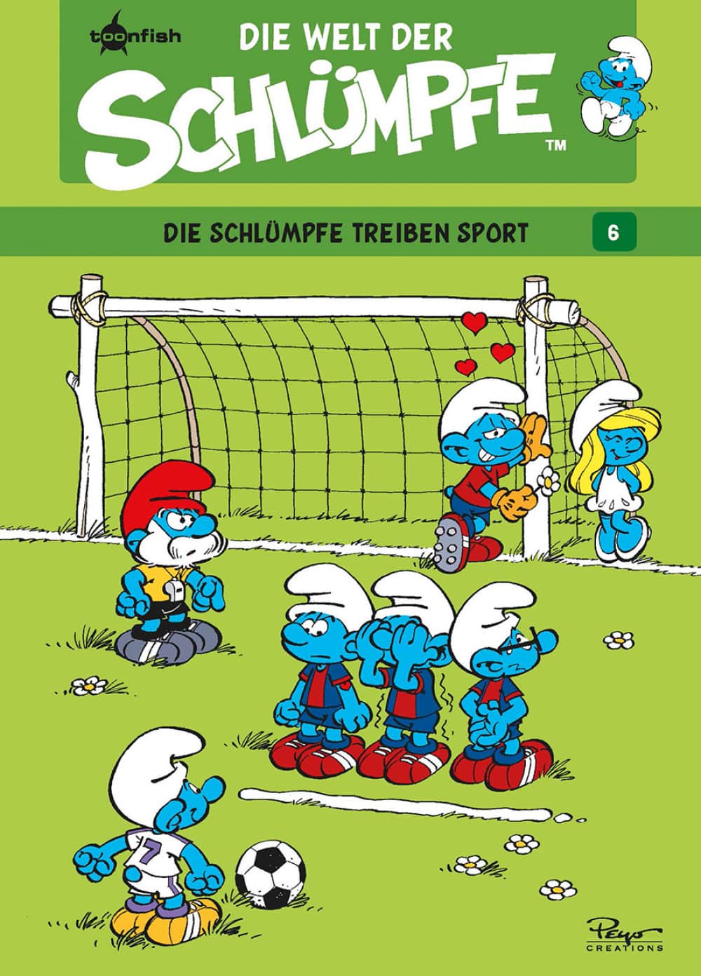 Die Schlümpfe - Die Welt der Schlümpfe 6 Cover