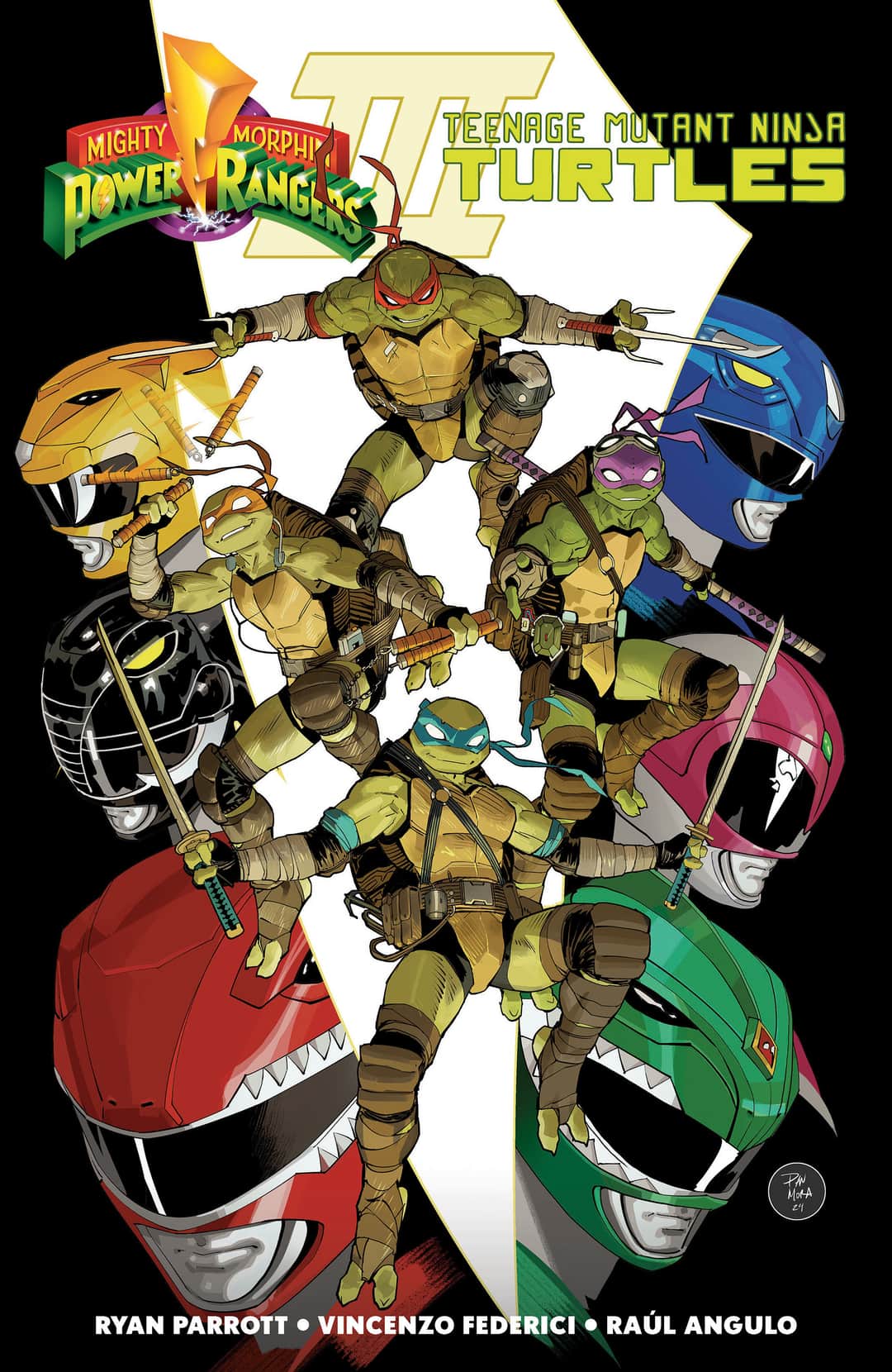 Mighty Morphin Power Rangers/Teenage Mutant Ninja Turtles III Cover