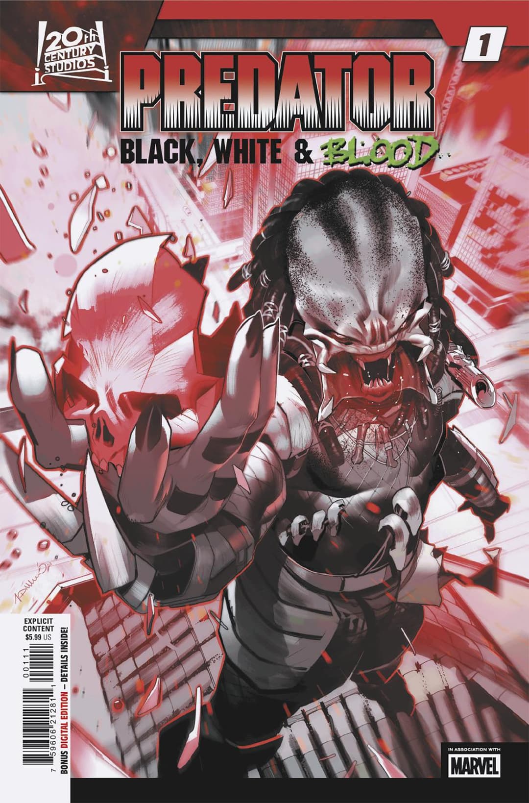 Cover für PREDATOR: BLACK, WHITE & BLOOD