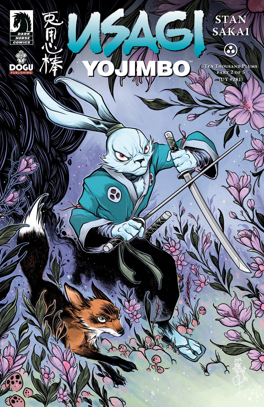 Cover für Usagi Yojimbo: Ten Thousand Plums