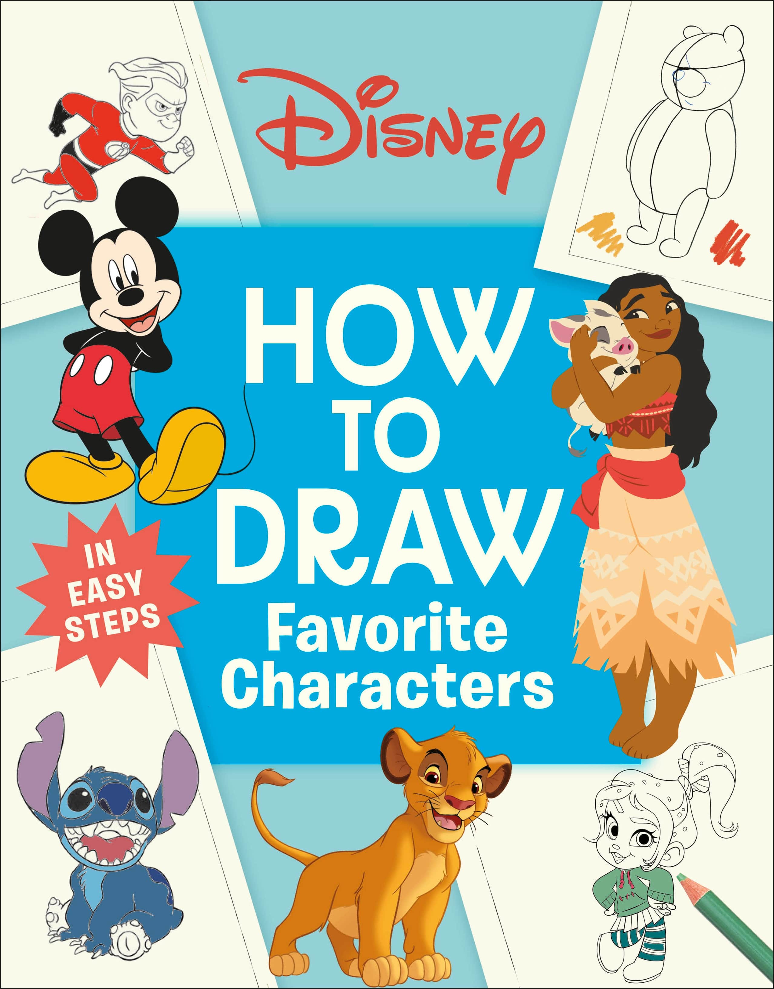 Disney How to Draw Favorite Characters Cover