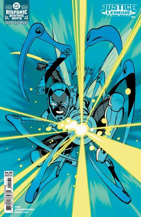 CVR E LEONARDO ROMERO HISPANIC HERITAGE MONTH BLUE BEETLE CARD STOCK VAR