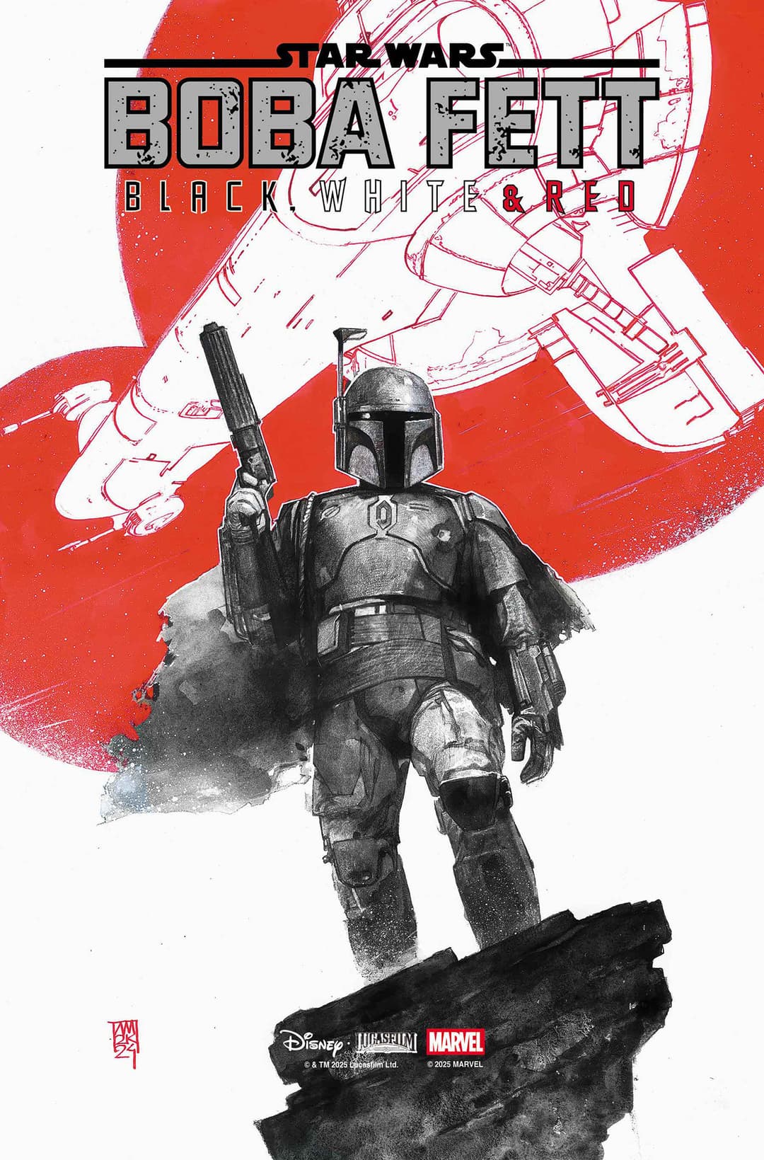 Cover für STAR WARS: BOBA FETT - BLACK, WHITE & RED