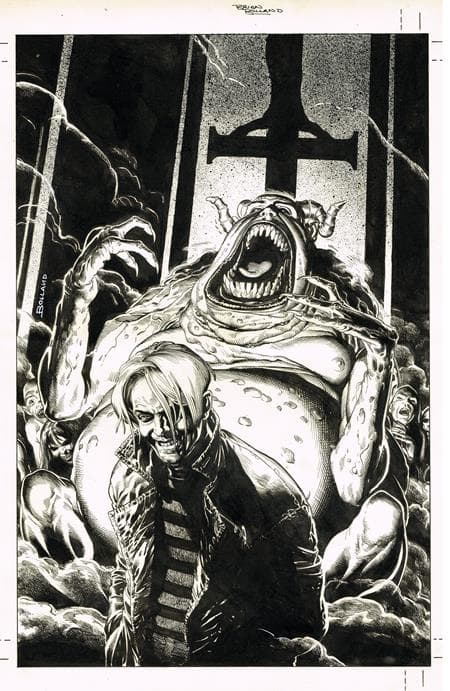 Cover für KILLROY IS HERE (ONE SHOT) CVR C INC 1:10 BRIAN BOLLAND B&W VAR