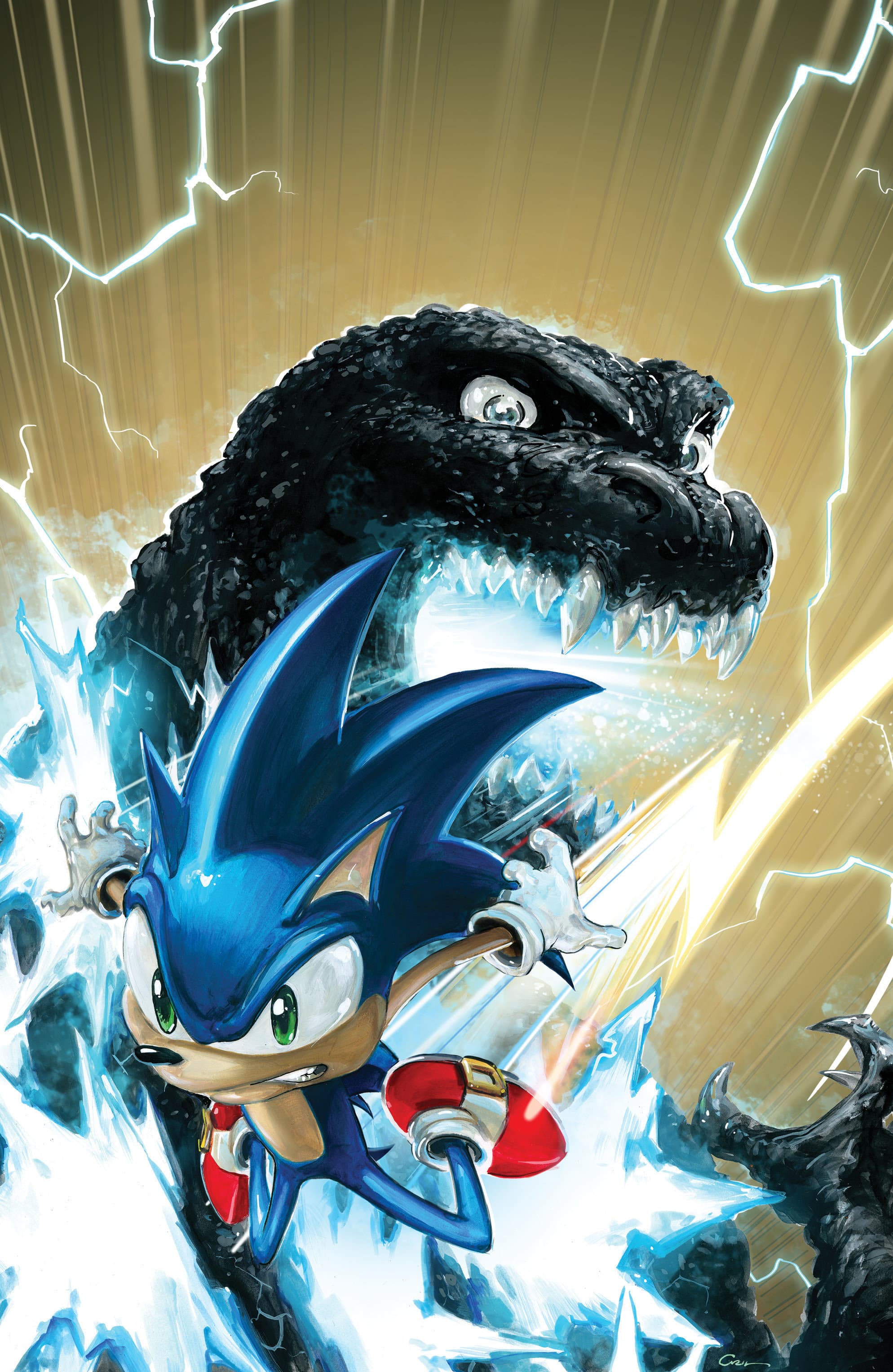 Cover für Sonic the Hedgehog x Godzilla