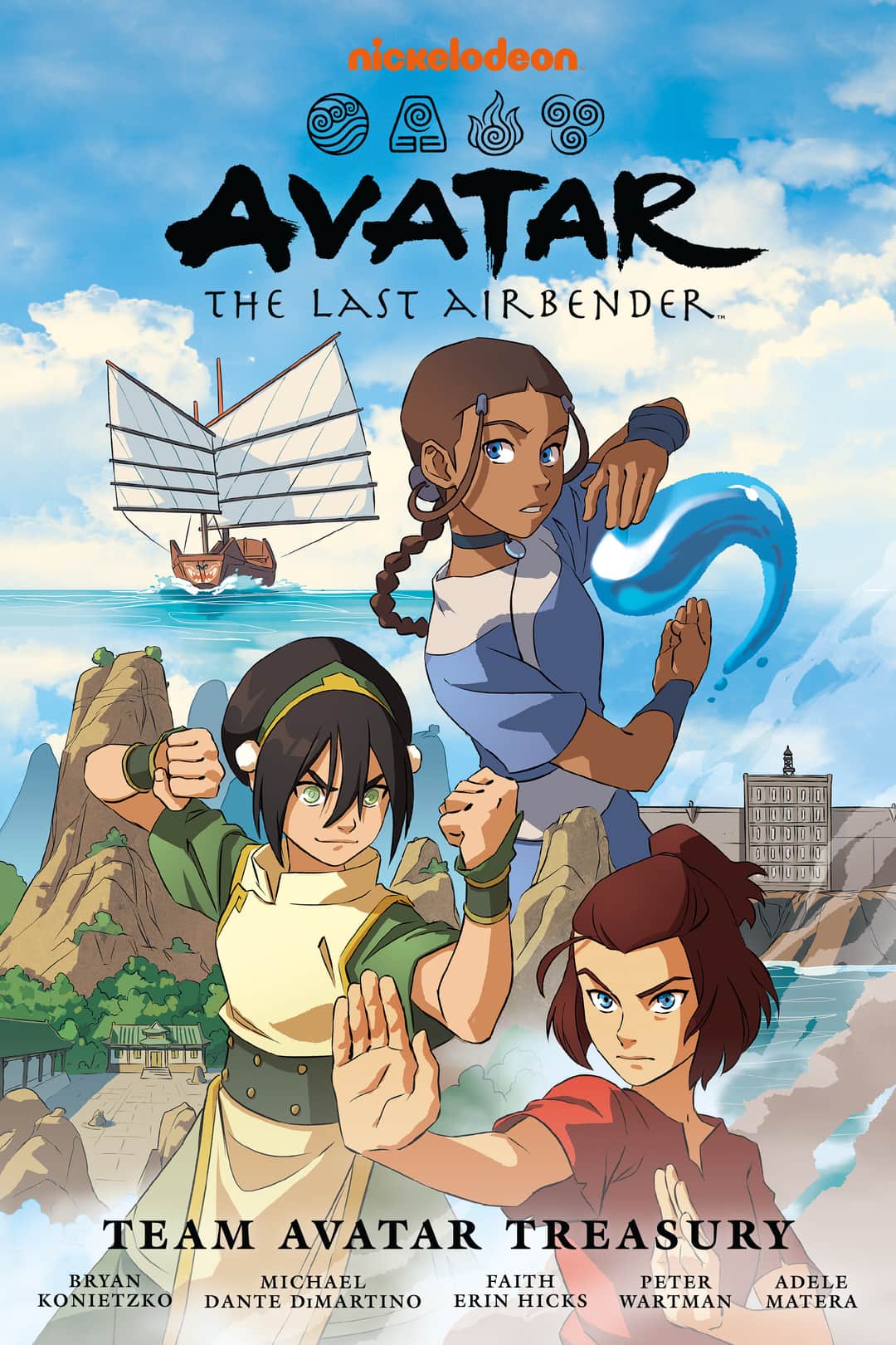 Avatar: The Last Airbender--Team Avatar Treasury Cover