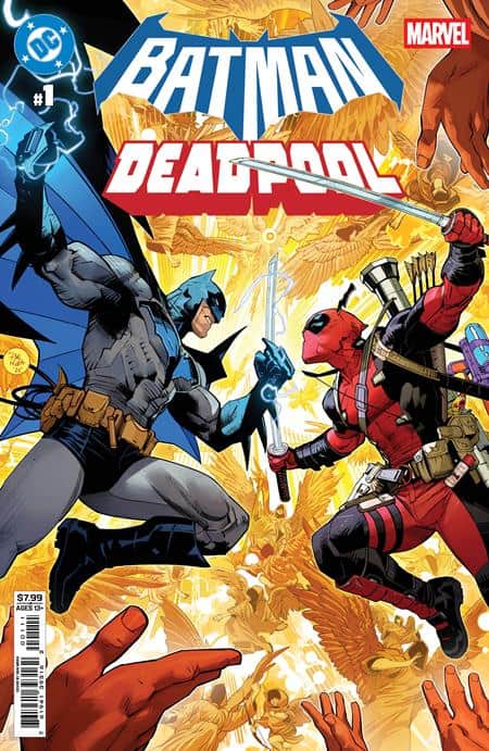 DC/Marvel Batman/Deadpool Cover