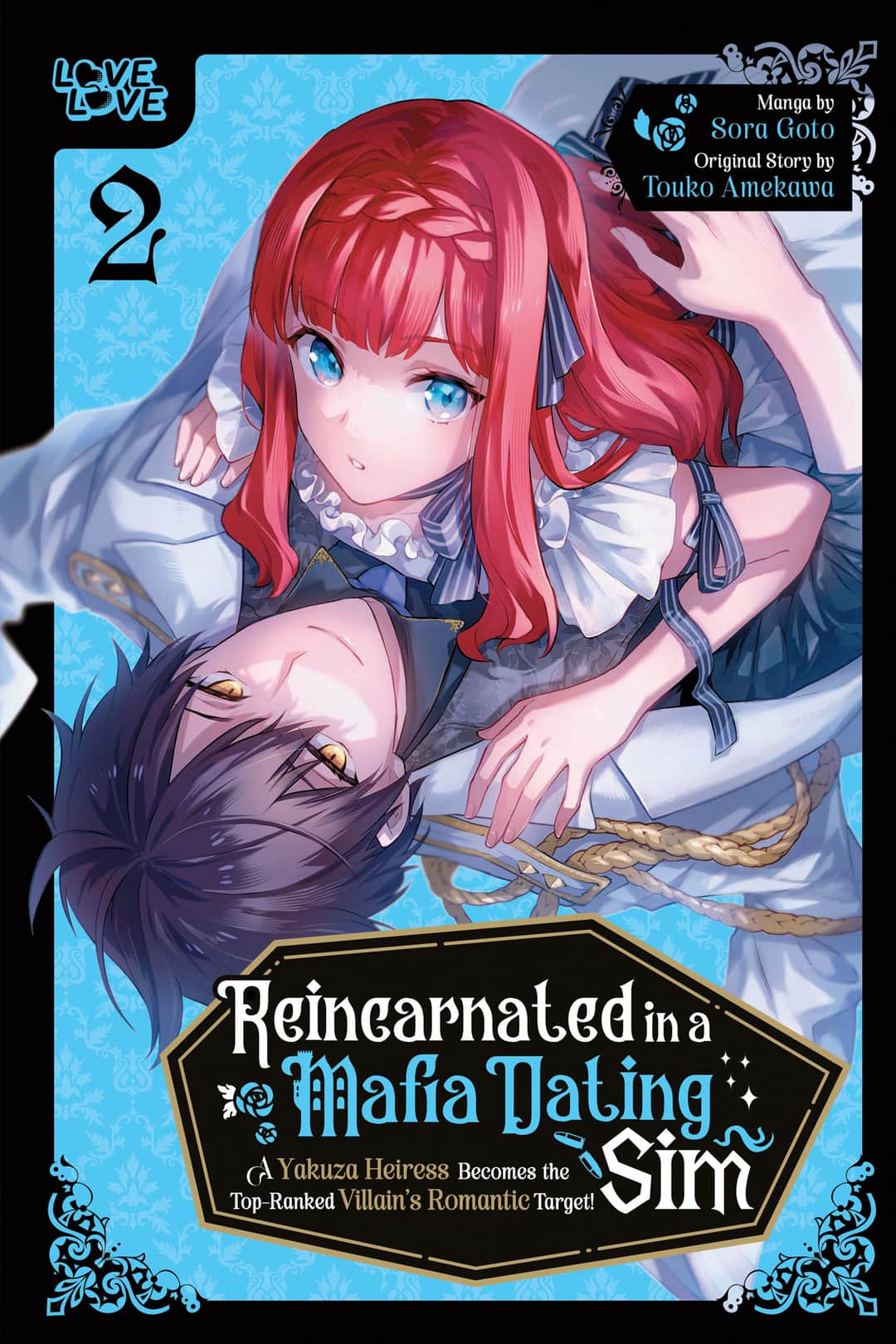Reincarnated in a Mafia Dating Sim, Volume 2 Cover