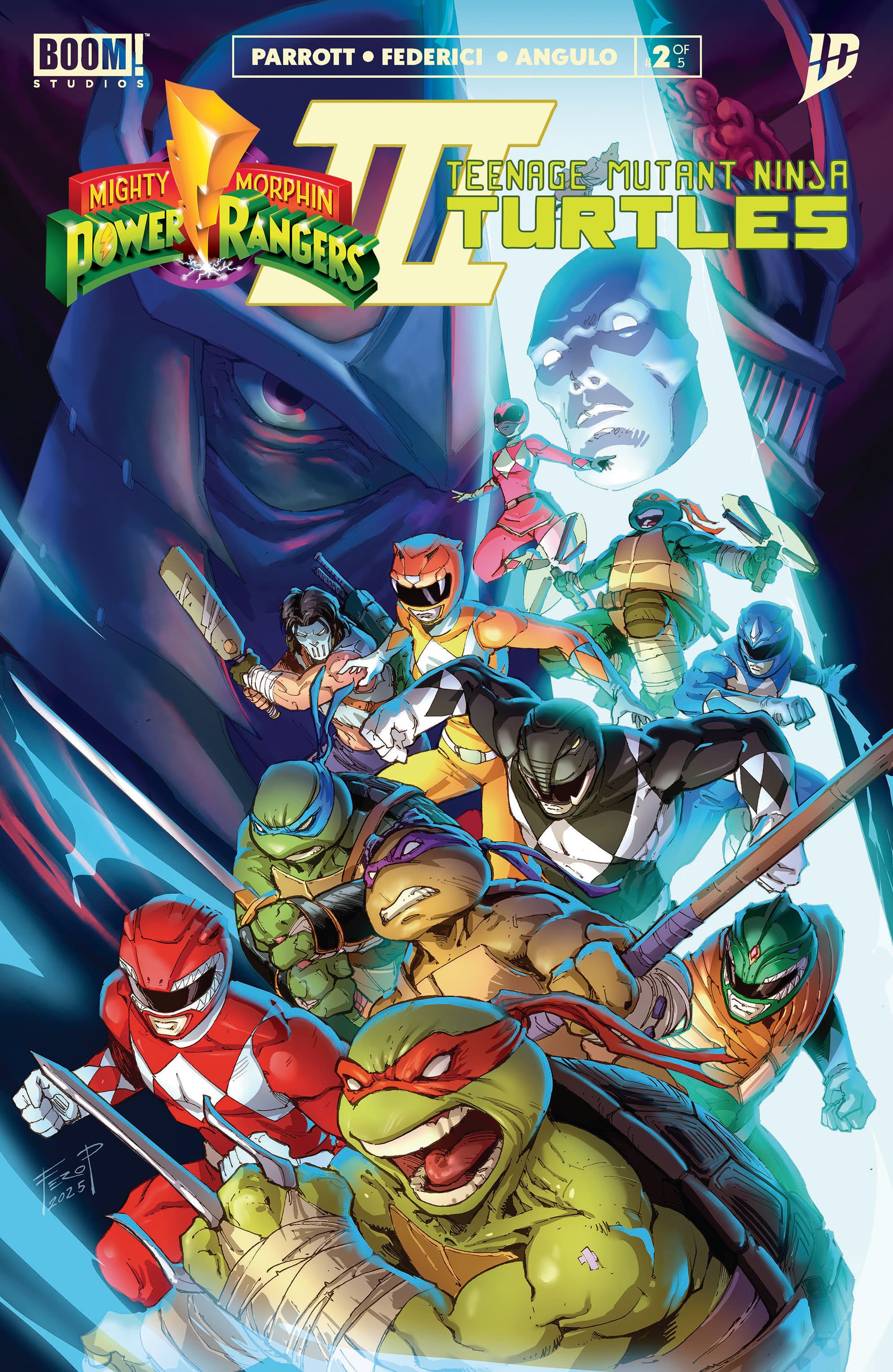 Cover für Mighty Morphin Power Rangers/Teenage Mutant Ninja Turtles