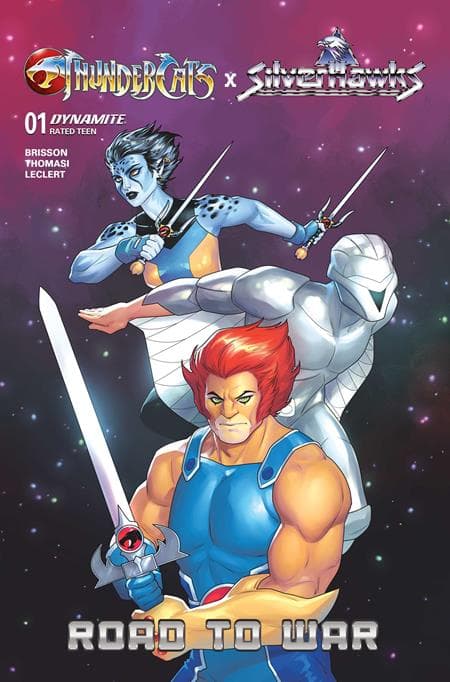 Cover für THUNDERCATS X SILVERHAWKS ROAD TO WAR (ONE SHOT) CVR B MEGHAN HETRICK VAR