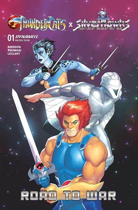 THUNDERCATS X SILVERHAWKS ROAD TO WAR (ONE SHOT) CVR B MEGHAN HETRICK VAR Cover