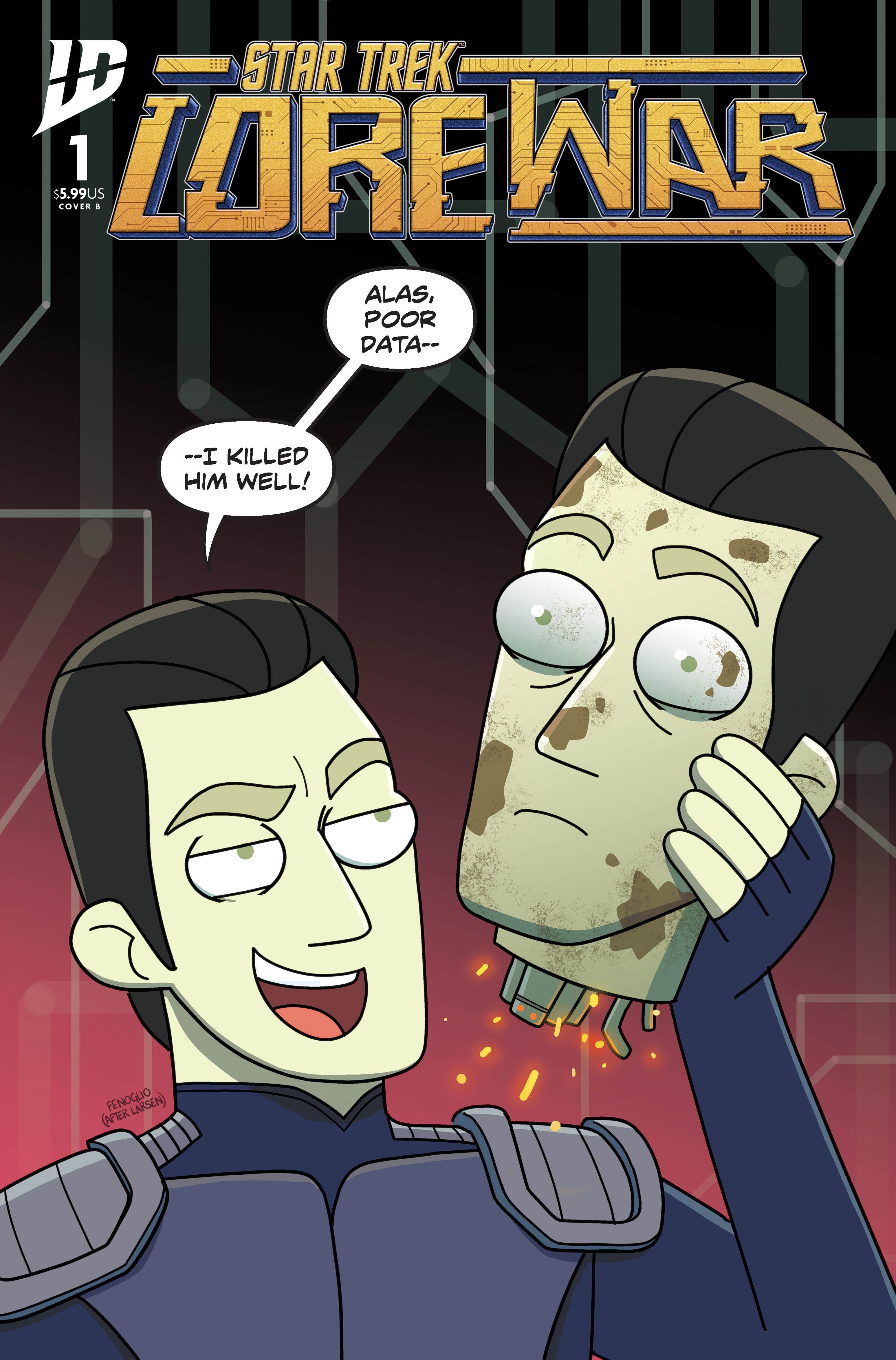Star Trek: Lore War #1 Variant B (Fenoglio) Cover