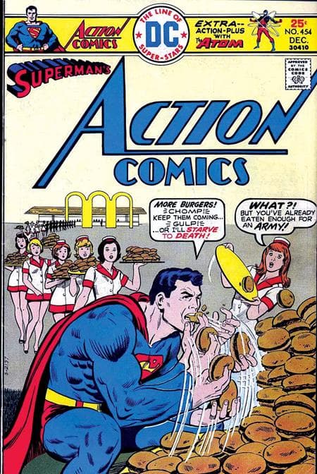Cover für Action Comics #454 Facsimile