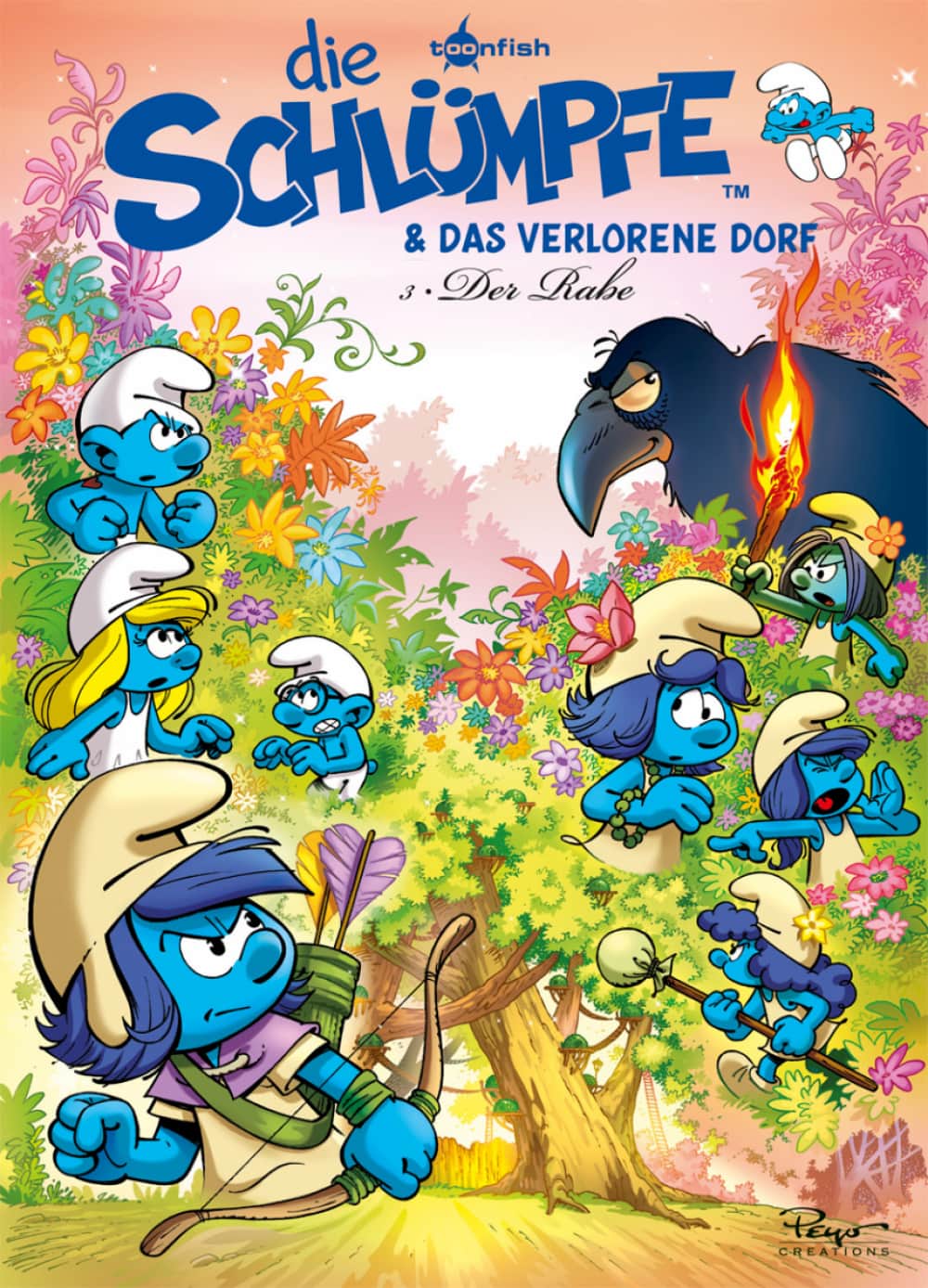 Die Schlümpfe und das verlorene Dorf 03 Cover