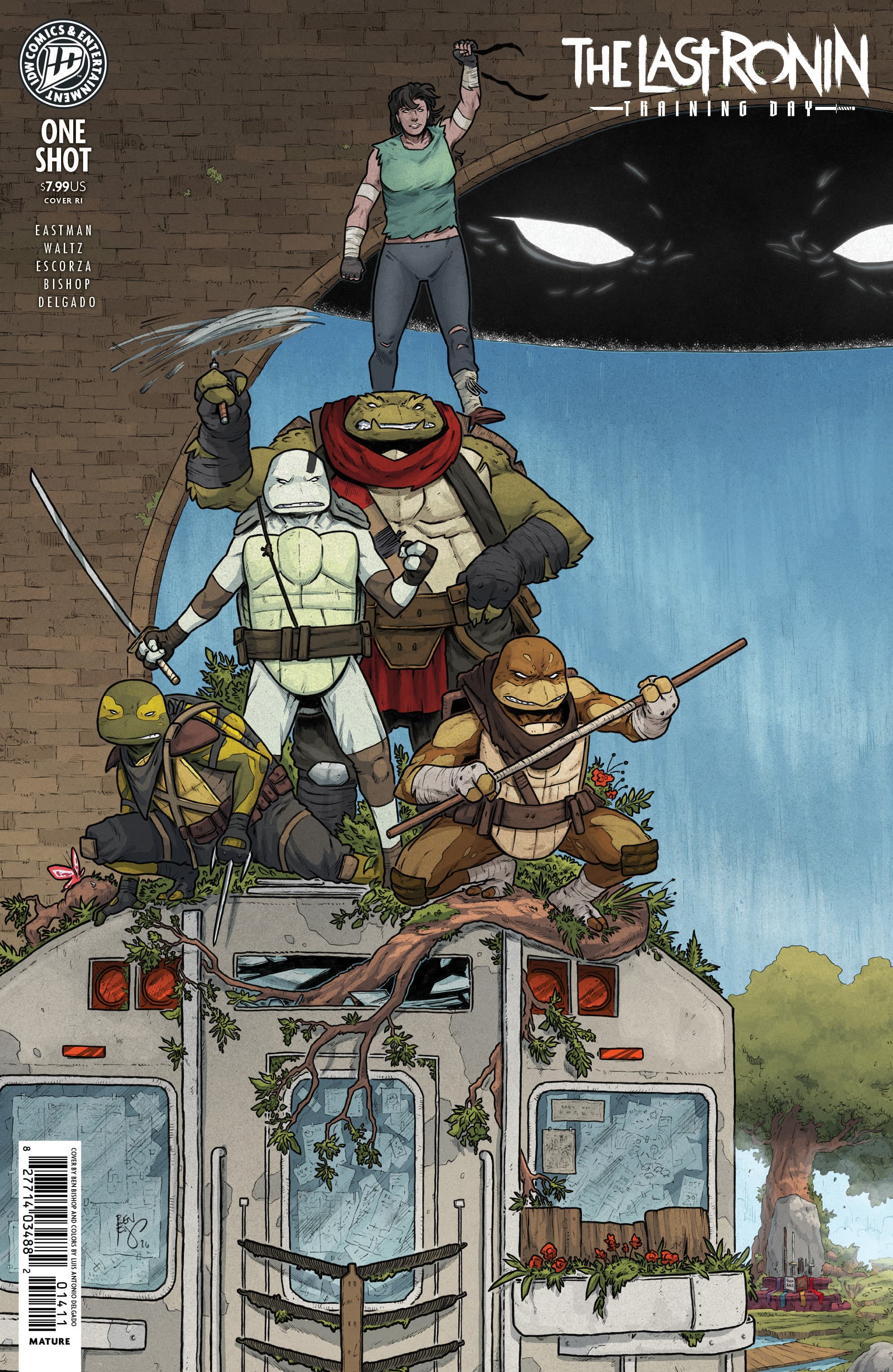 Cover für Teenage Mutant Ninja Turtles: The Last Ronin--Training Day Variant RI (15) (Bishop)