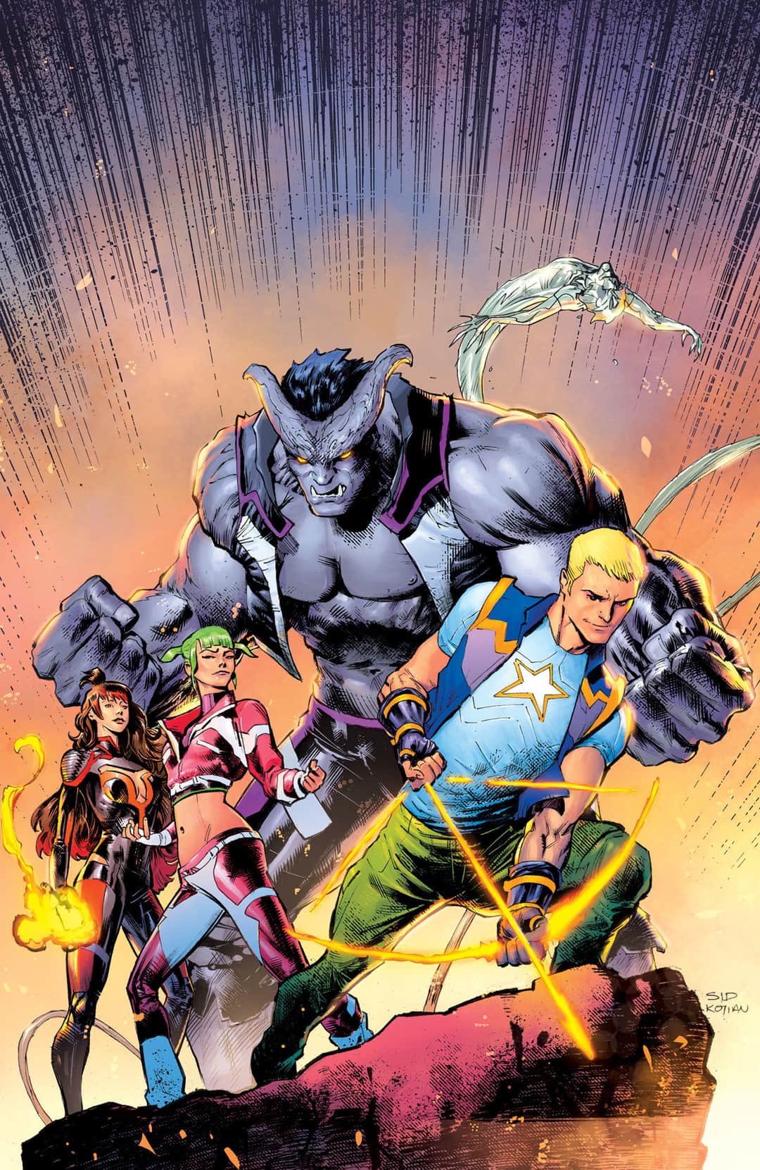 Valiant Beyond: All-New Harbinger Variant E (Kotian Full Art)