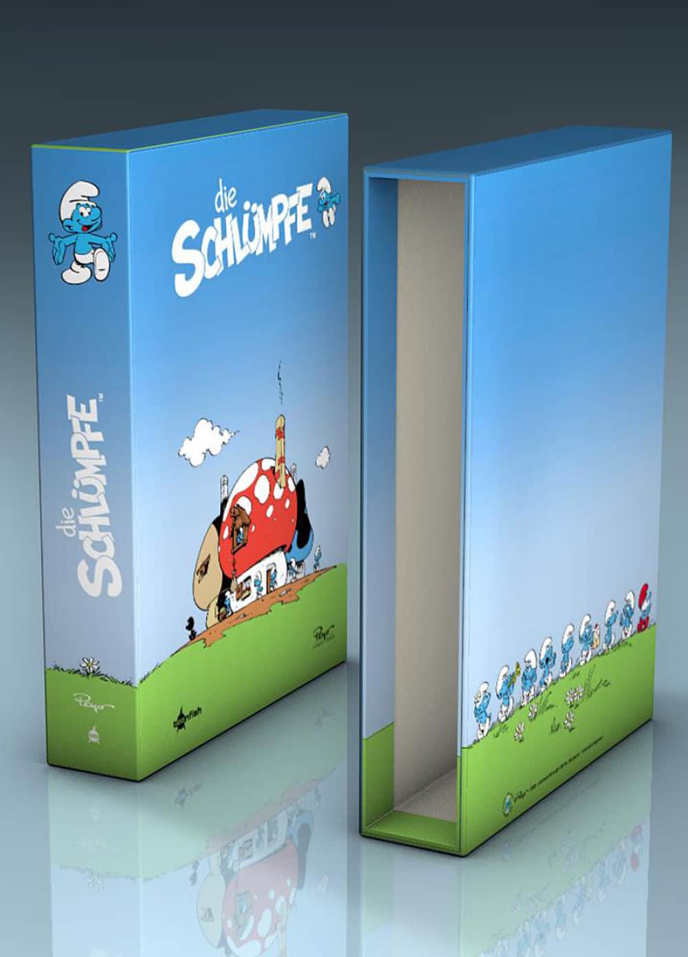 Die Schlümpfe Leerschuber Cover